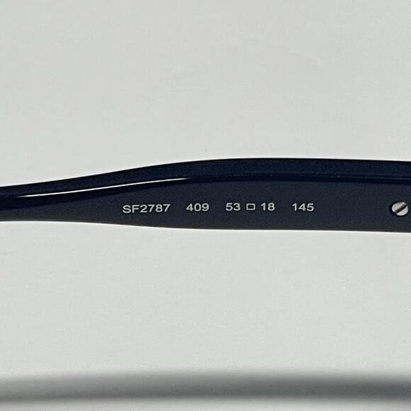 SALVATORE FERRAGAMO SF2787 408 BLUE HAVANA AUTHENTIC EYEGLASS Frames 53-18 - Picture 3 of 9